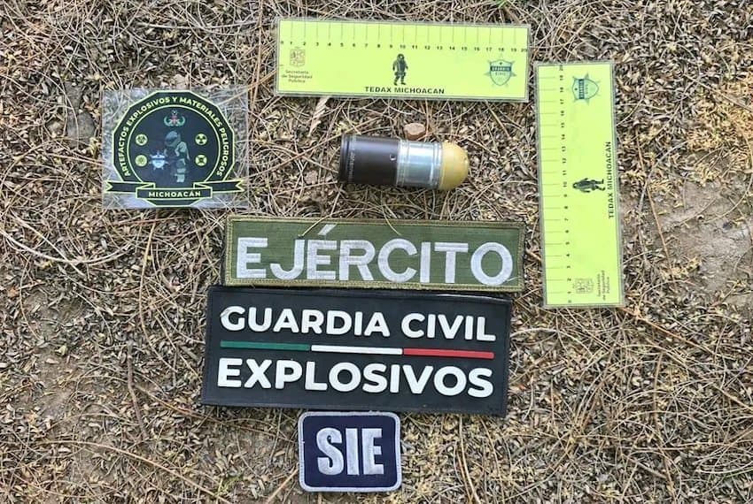 En un año, las autoridades de Michoacán desactivaron más de 1,600 artefactos explosivos improvisados.