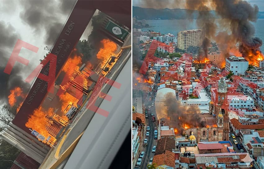 Fuegos falsos, miedo real: Desenmascarando las mentiras virales tras la caída de ‘El Mencho’