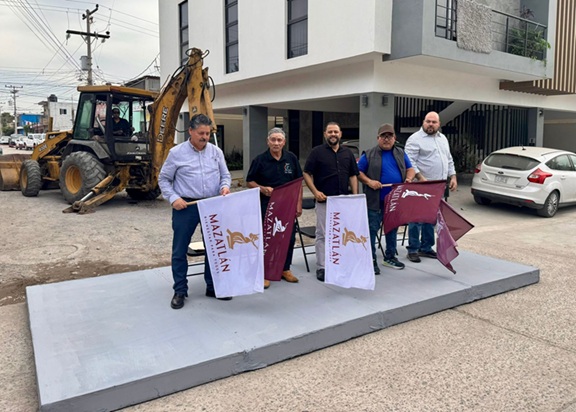 La comunidad de Francisco Villa celebra el inicio de las obras de pavimentación en Mazatlán