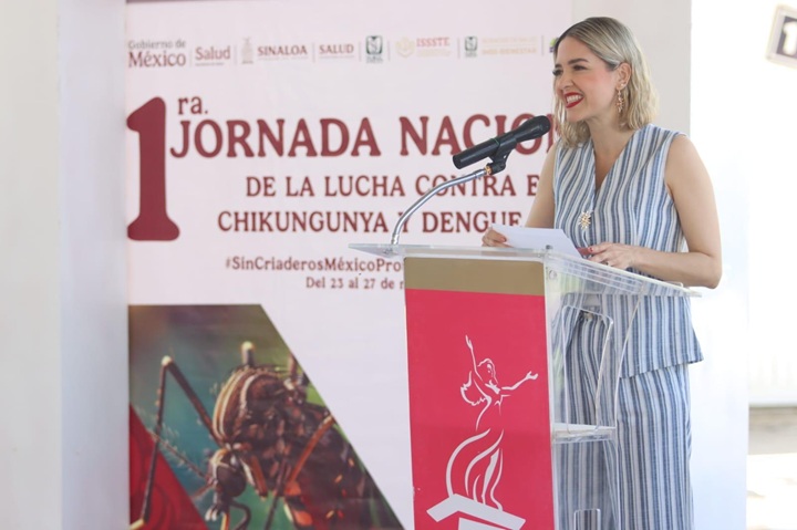 Estrella Palacios lidera la inauguración de la Jornada Nacional de Lucha contra el Chikungunya y el Dengue 2026 en Mazatlán