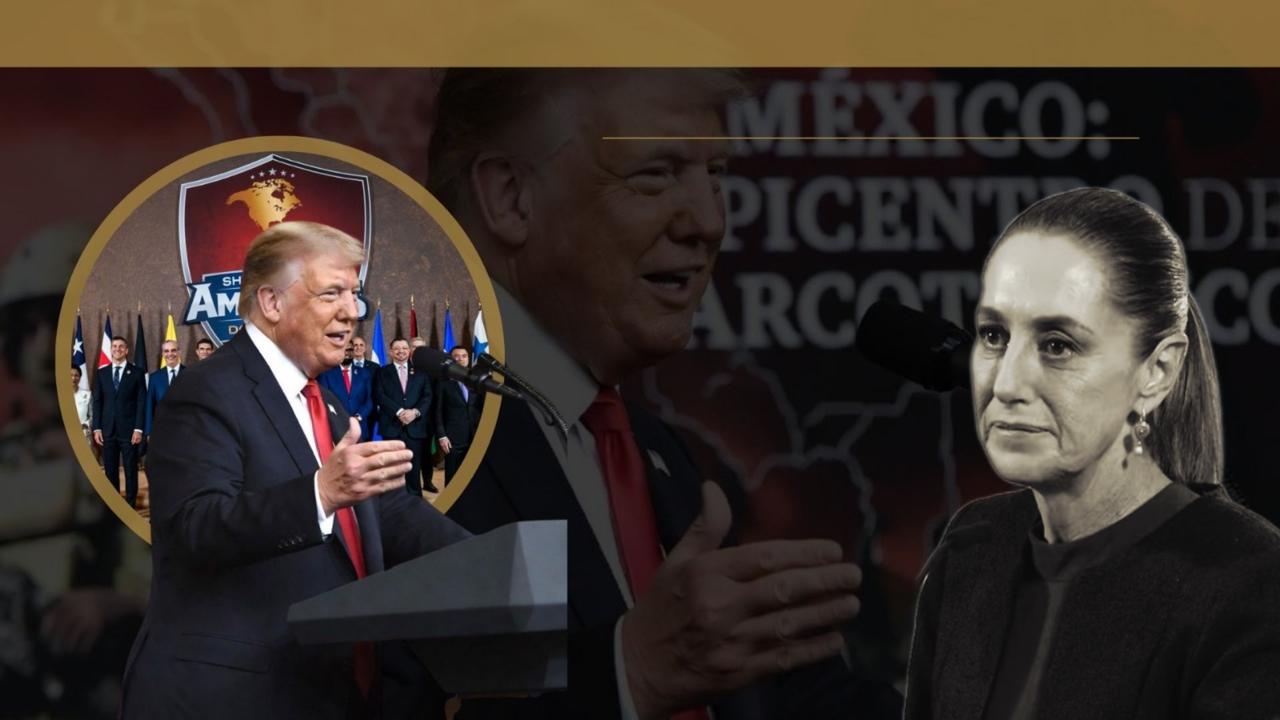 Trump critica la estrategia de Sheinbaum y se enfrenta a los cárteles del narcotráfico
