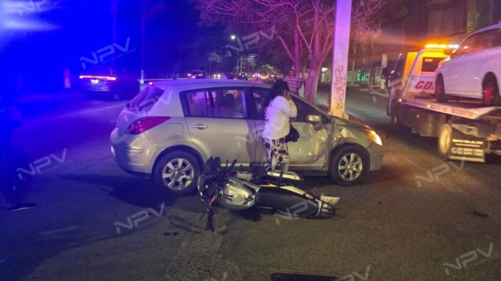 Accidente entre motociclistas en el puente de Los Milagros