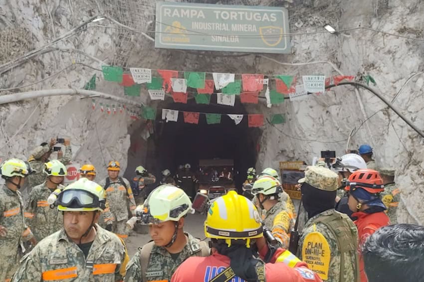 Colapso en mina de Sinaloa: Rescatan a segundo minero, hallan tercero sin vida y un cuarto sigue desaparecido